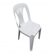 Member's Value Monoblock Chair White 